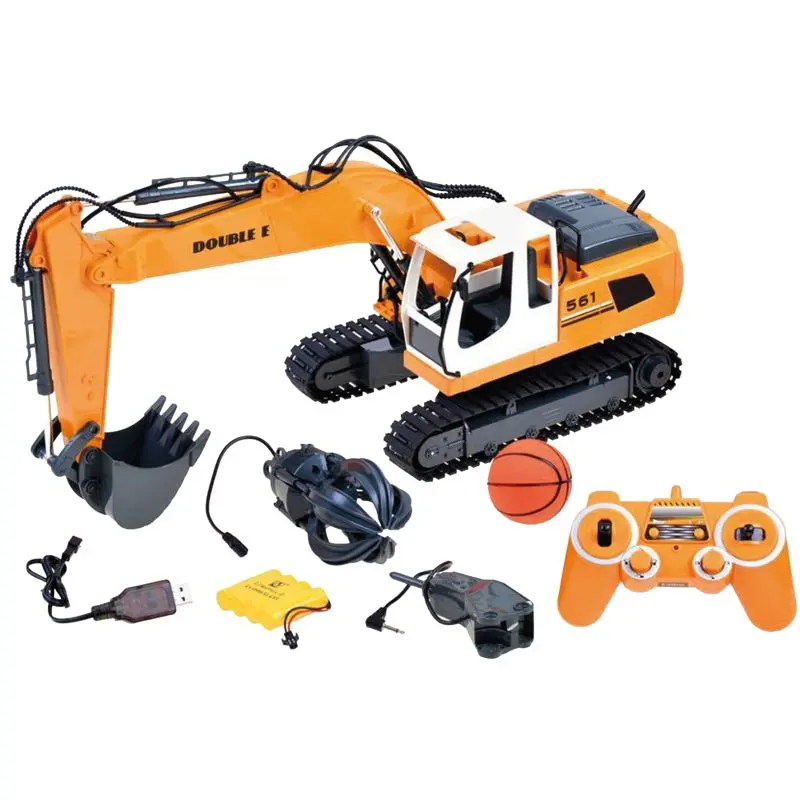 Sada vrtáků CZ002 a závitníků ČSN223010 M3-M12, 28dílů + Double E Bagr s kovovými prvky 17 kanálovou vysílačkou